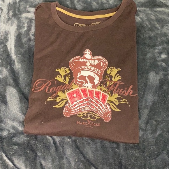 Marc Ecko brown XXL royal flush tee - Picture 4 of 4